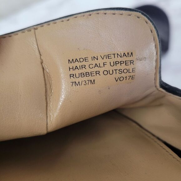 Michael Kors Natasha Leopard Dyed Calf Hair Slide Mule Clog Pony Hair Women's - Picture 12 of 12